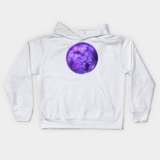 Violet flowers Kids Hoodie